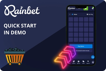 Rainbet Mines Quick Start in Demo