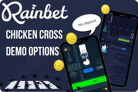 Chicken Cross demo mode — play for free before betting real money