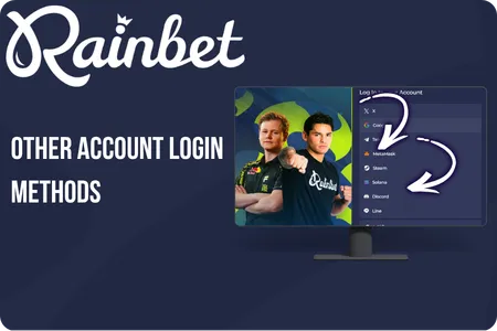 Rainbet Other Account Login Methods