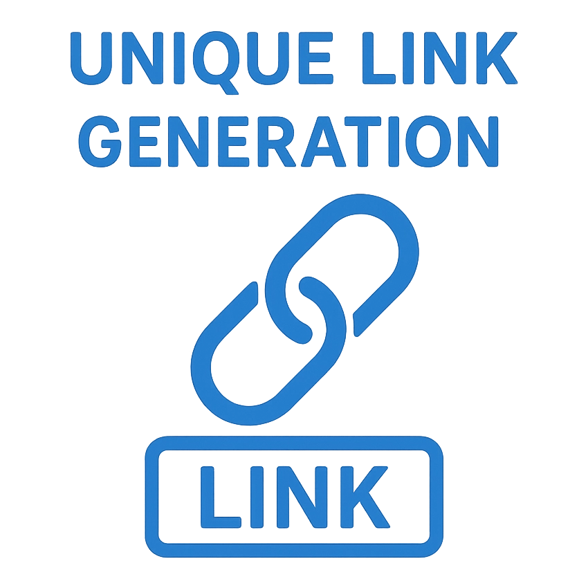 Unique link generation