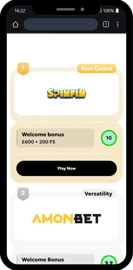Rainbet official homepage interface