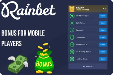 Bonus for Mobile Players